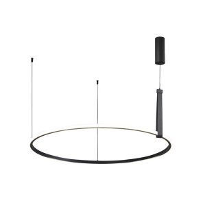 LUMINAIRE PENDANT 42W LED D90CM BLACK