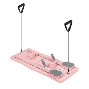 Domowy zestaw do pilates, wielofunkcyjny przyrząd do ćwiczeń fitness 9 w 1, kolor r�żowy