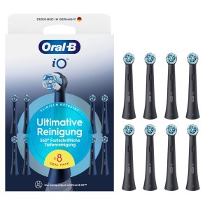 Braun Oral-B Aufsteckb�rsten iO Ultimat. Reinigung sw 8er Billb.Ersatzb�