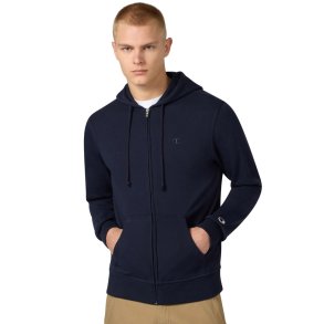 Bluza męska Champion Full Zip Hoodie Sweatshirt granatowa 220786 BS501 M