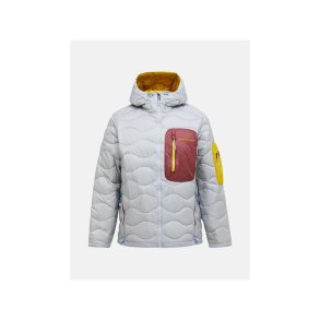 Kurtka puchowa męska PEAK PERFORMANCE M Helium Utility Down Hood Jacket kolor szary - S