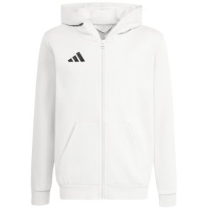 Bluza dla dzieci adidas Entrada 26 Full Zip Hoodie biała KH1783 140cm