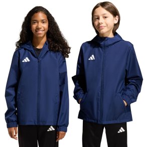 Kurtka dla dzieci adidas Entrada 26 All Weather granatowa JZ9103 140cm