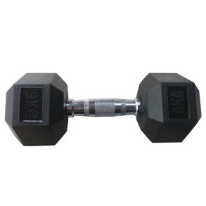 RUBBER HEXDUMBBELL YLDB35 9KG