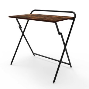 Wielofunkcyjny stolik  biurko na laptop Maclean, czarne, 50x80cm, 50kg max., MC-127 B