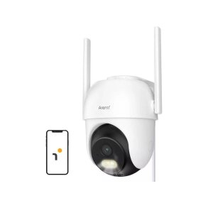 Kamera zewnętrzna obrotowa Arenti 2,4/5 GHz  Wi-Fi UHD 2.5K/4MP Color Night Vision zoomu AI