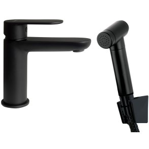 Bateria umywalkowa ze słuchawką typu bidetta