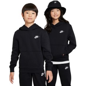 Bluza dla dzieci Nike Sportswear Club Fleece czarna FD3000 010 XS