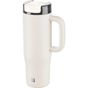 ZWILLING THERMO PLUS Kubek termiczny ze słomką - 900 ml, kremowy