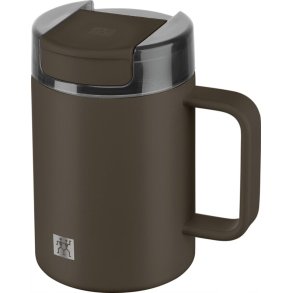 ZWILLING THERMO PLUS Kubek termiczny z uchwytem - 380ml, brązowy