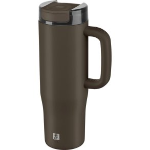 ZWILLING THERMO PLUS Kubek termiczny ze słomką - 900 ml, brązowy