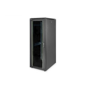 DIGITUS Netzwerkschrank Unique 32HE 1609x600x800mm schwarz (Speditionsversand)