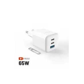 Ładowarka Fixed Mini 1x USB-A 2x USB-C 3.25 A (FIXCG65M-2C1A-WH)