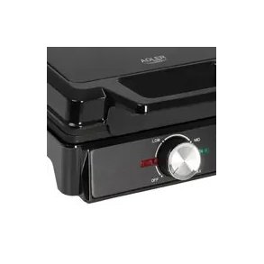 Adler AD 3088 czarny / Gofrownica / 2000 W / powierzchnia nieprzywierająca / 2 gofry 9�14,5 cm