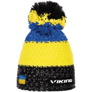 Czapka dla dorosłych VIKING Cornet Active Style ż�łto niebieska   one size