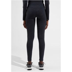 Legginsy damskie Odlo Tights ZEROWEIGHT PRINT REFLECTIVE czarne   M