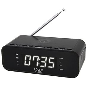 Adler AD 1192B vkkeur Digital alarmur Sort