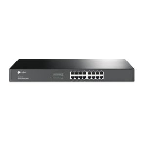 TP-Link TL-SG1016 netv�rksswitch Ikke administreret Gigabit Ethernet (10/100/1000) 1U Sort