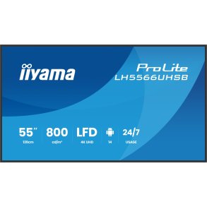 iiyama LH5566UHSB-B1AG skilte display Digital fladpaneldisplay 139,7 cm (55