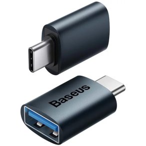 Baseus Ingenuity Series adapter fra USB-C til USB-A 10 Gb/s, sort