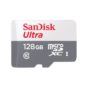 SanDisk Ultra hukommelseskort 128 GB MicroSDXC Klasse 10 (SDSQUNR-128G-GN3MN)
