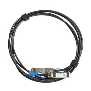 Mikrotik XS+DA0001 InfiniBand og fiberoptisk kabel 1 m SFP/SFP+/SFP28 Sort
