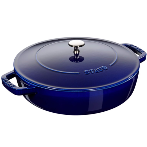 STAUB 28 cm dyb stegepande med lg 40511-476-0