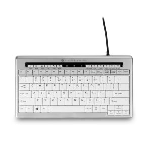 BakkerElkhuizen S-board 840 tastatur Kontor USB QWERTY US engelsk Lys gr�, Hvid