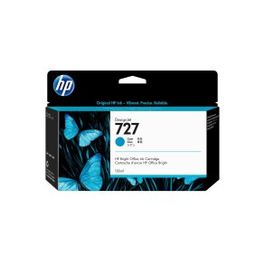 HP 727 DesignJet-bl�kpatron med 130 ml, cyan