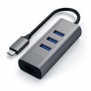 Satechi ST-TC2N1USB31AM dockingstation USB 3.2 Gen 1 (3.1 Gen 1) Type-C Gr�