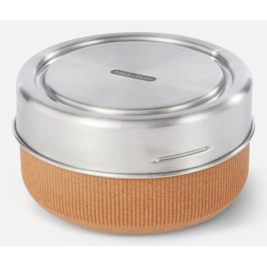 black+blum GR-LB-L014 madkasse Frokostbeholder 0,75 L Glas, Polypropylen (PP), Silikone, Rustfrit stl, Tr Mandel 1 stk