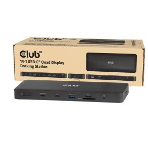CLUB3D 14-1 USB-C Quad Display Docking Station USB4