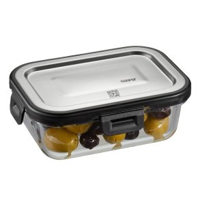 GEFU MILO Rektangul�r Container 0,4 L Gr�, Transparent 1 stk