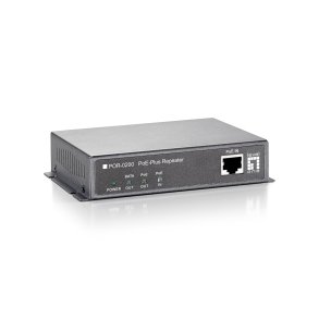 LevelOne POR-0200 netv�rk forl�nger Netv�rksgentager Sort