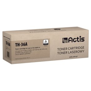 Actis Tonerpatron TH-36A (erstatning HP 36A CB436A, Canon CRG-713; Standard; 2000 sider; sort)