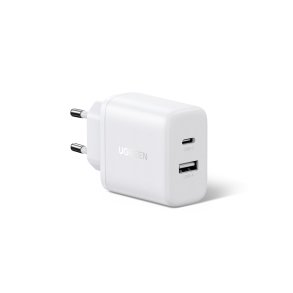 Ugreen Mobiltelefon, Strmbank, Smartphone, Tablet, Telefon Hvid Vekselstrm Hurtig opladning