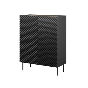 Reol 2D2SZ ONDA 98x45x127 sort