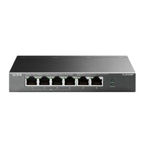 TP-Link TL-SF1006P netv�rksswitch Ikke administreret Fast Ethernet (10/100) Str�m over Ethernet (PoE) Sort