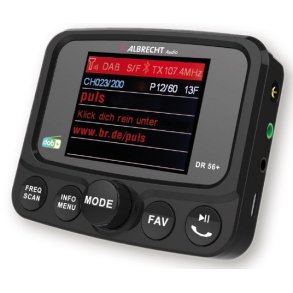 Albrecht DR 56+ DAB+ Bil Digital Sort