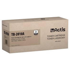 Actis Tonerpatron TB-2010A (erstatning Brother TN-2010; Standard; 1000 sider; sort)