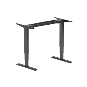 Equip 650815 stel til skrivebord Elektrisk 2 ben Sort