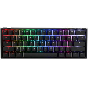 Ducky One 3 Classic Mini tastatur Spil USB US engelsk Sort, Hvid