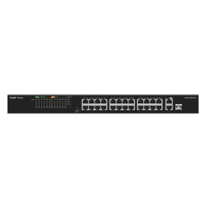 Ruijie Networks RG-ES126FGS-P netv�rksswitch Ikke administreret L2 Gigabit Ethernet (10/100/1000) Str�m over Ethernet (PoE) Sort