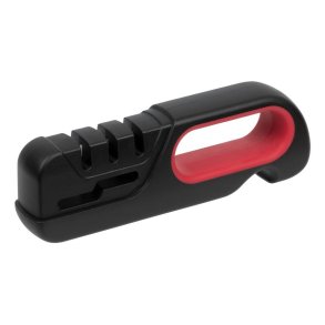 Resto Kitchenware 95124 knivsliber Knivsliber hvor kniven trkkes igennem Sort, Rd