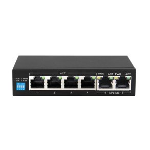 Extralink EX.14305 netv�rksswitch Ikke administreret L2 Gigabit Ethernet (10/100/1000) Str�m over Ethernet (PoE) Sort