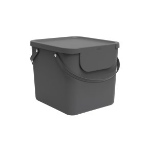 ROTHO Albula Anthracite - beholder til affaldssortering - 40l
