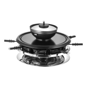 Unold 48726 raclette grill 8 person(er) 1300 W Sort, Rustfrit stl