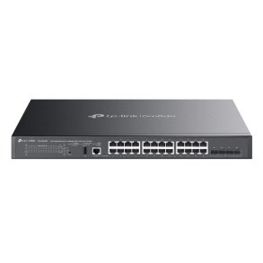 TP-Link SG5428XMPP netv�rksswitch Administreret L3 Gigabit Ethernet (10/100/1000) Str�m over Ethernet (PoE) Sort