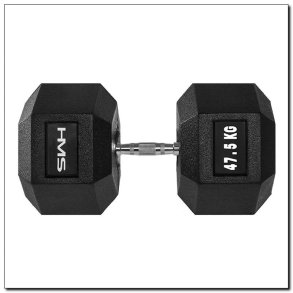 HMS Fitness HEX PRO 47.5 Hndvgt med fast vgt 47,5 kg 1 stk