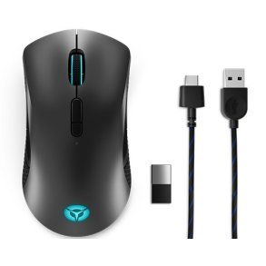 Lenovo Legion M600 Wireless Gaming mus Ambidextrous RF Wireless + Bluetooth + USB Type-A Optisk 16000 dpi